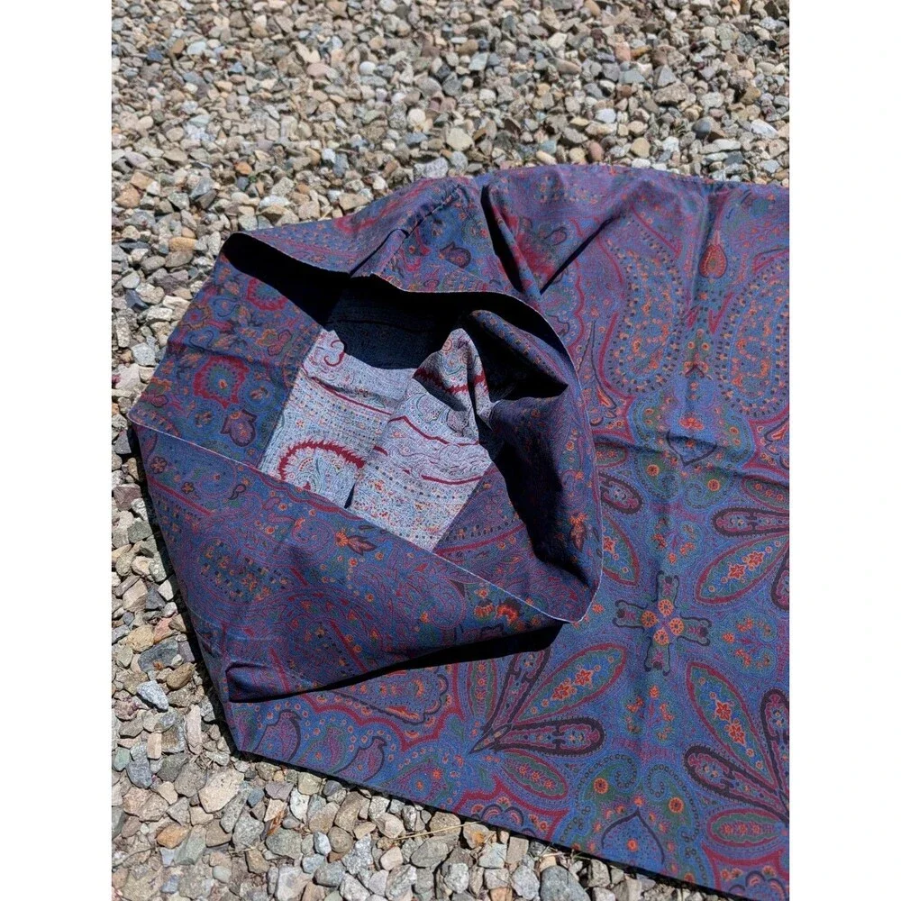 Vintage Ralph Lauren Retro Paisley Colored Standard Pillowcase Cotton RN 14927